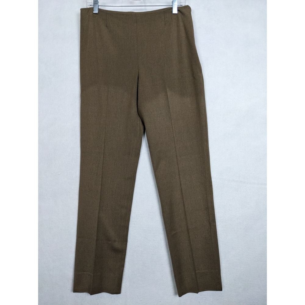 Peace Of Cloth Womens Slacks Pants Size 10 Panticular Zipper Waist Polyester Ble